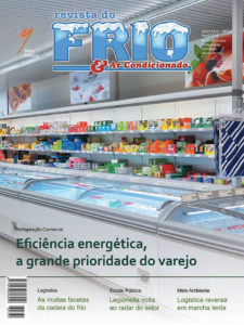 capa da Revistas do Frio com refrigerador preocupado com consumo de energia