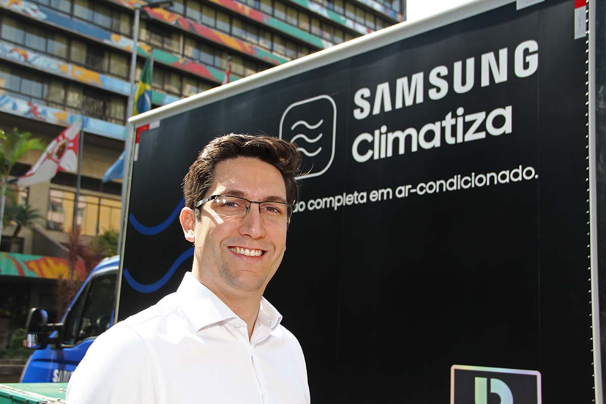 Tiago Arbulu, gerente de produto de ar-condicionado da Samsung