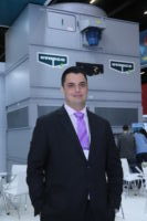 Bruno Bonaldi, coordenador de vendas da Evapco na Febrava
